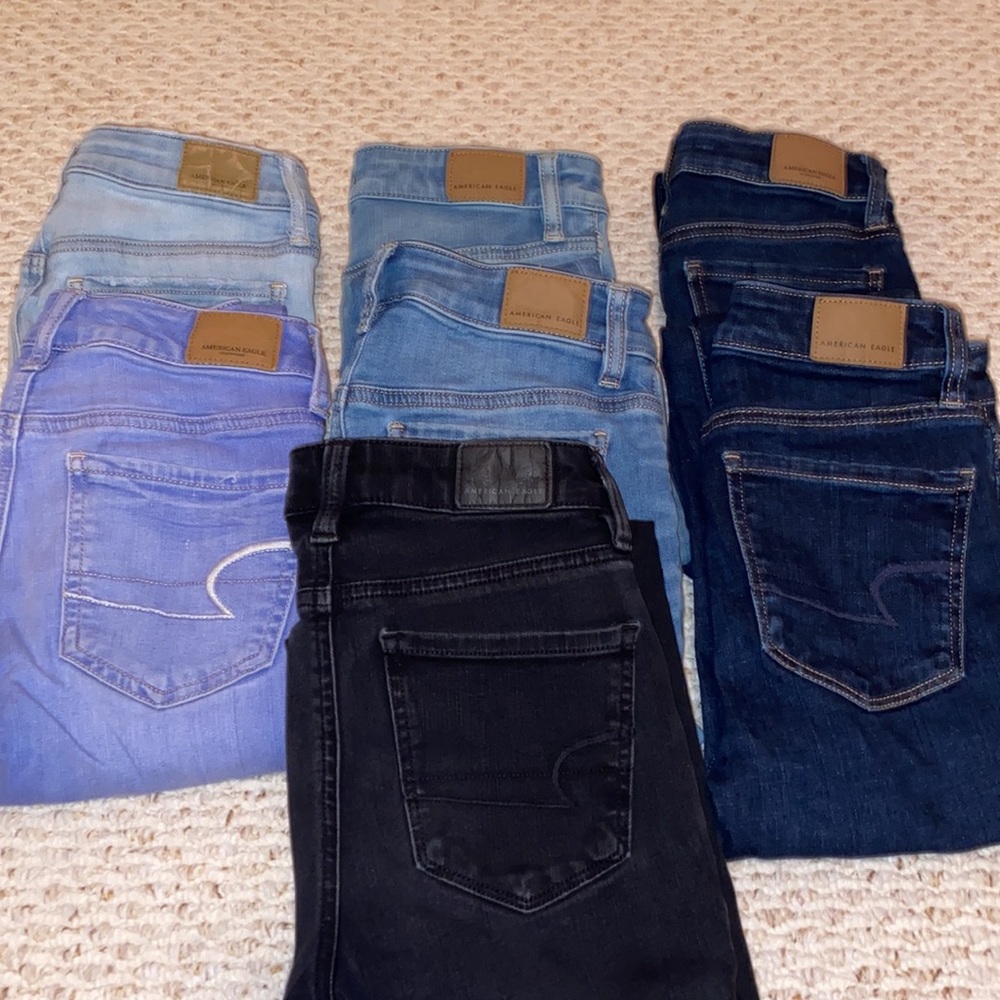 American Eagle High Waisted Skinny Jeans